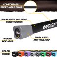 thumbnail image 4 of PRISP Weighted Exercise Workout Bar - Total Body Weight Bar for Home Gym, Fitness, Yoga and Strength Training, 4 of 7