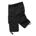 thumbnail image 4 of FAIWAD Men's Casual Elastic Waist Zipper Multi-Pockets Short Pants Drawstring Hem Loose Outdoor Shorts, 4 of 6