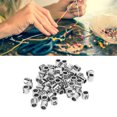 thumbnail image 1 of Small Silver Beads, 60 Pcs Multipurpose Spacer Beads Retro Style  for Jewelry Making for Necklace for Bracelet, 1 of 8