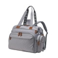 thumbnail image 4 of Xuanheng Diaper Bag Backpack Travel Bag Large Capacity Wear Resistant with Shoes Compartment Pacifier Case for Clothes Trip Essentials Gray, 4 of 8