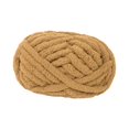 thumbnail image 4 of Tnarru Chunky Wool Yarn Jumbo Yarn Washable Hand Knitting DIY Weight Yarn Bulky Yarn for Tapestry Bed Fence Throw Rug Making Light Brown, 4 of 8