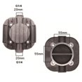 thumbnail image 1 of Lefu Silent Oil-free Air Compressor Air Pump Parts Cylinder Head Replacement Parts, 1 of 7