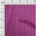 thumbnail image 2 of oneOone Velvet Dark Magenta Fabric Animal Craft Projects Decor Fabric Printed By The Yard 58 Inch Wide, 2 of 5