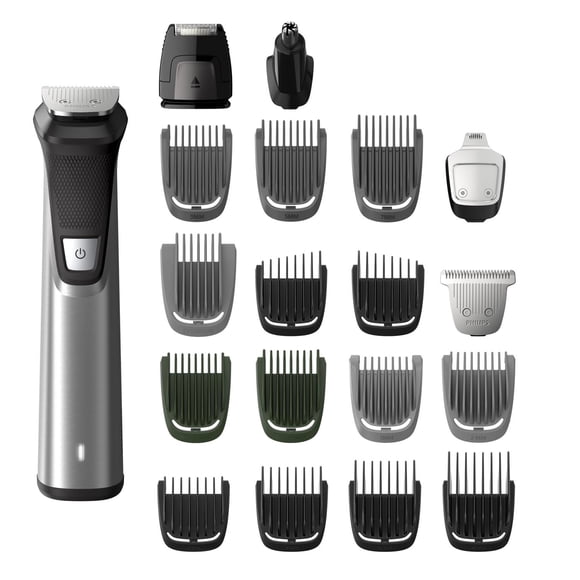 Philips Multigroomer Series 7000, Cordless with 23 Accessories & DualCut blades technology , MG7770
