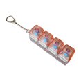 thumbnail image 1 of Keyboard Fidget Toy for Adults, Fidget Clicker Decompression Fidget Keychain Stress Relief Presents for Adult to Relief Stress Pass The Time, 1 Pcs, 3.0x0.78x1.0"(F), 1 of 9