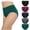 Green, variant on Cameland Womens Underwear Cotton High Waisted Stretch Comfy Briefs Full Coverage Panties for Ladies 5 Pack