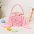 thumbnail image 4 of Openpig Easter Bunny Basket, Cute Easter Bucket Bags with Rabbit Ears for Easter Eggs, Easter Decorations, Candy Gifts Storage, 4 of 4