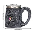 thumbnail image 2 of Tasse Médiévale Rugissante Dragononss Mythologie Occidentale Tasse Dragononss Tasse à Bière Créative Tridimensionnelle Embossée Tasse Dragononss Ailée Créative Tasse à Café Dragononss, 2 of 5