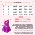 thumbnail image 5 of Nyeemya Kid Girls Ice Figure Skating Costume Patchwork Color Mesh Leotard Dress for Dance Performance Red 16, 5 of 5