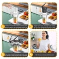 thumbnail image 4 of Graflsoa Portable 15W High-Speed Blender Cup with LED Lights, 470ml Capacity, Type-C Charging, 20000 RPM, 6 Blades, XIP8 Waterproof, Includes Straw, Cleaning Brushes, and USB Cable (Black, Blue,, 4 of 7
