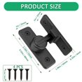 thumbnail image 2 of Ruibeauty Barn Door Lock Heavy Duty Sliding Barn Door Latch Lock 90 Degree Gate Latch, 2 of 5