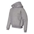 thumbnail image 2 of Jerzees Youth NuBlend Pull Over Hooded Sweatshirt, S, Oxford, 2 of 2