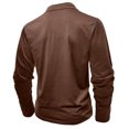 thumbnail image 4 of FAIWAD Men's Long Sleeve Shirts Casual Button Down Basic Golf Pullover Tops Lightweight Work Athletic T-Shirt, 4 of 6