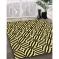 thumbnail image 3 of Ahgly Company Tapis d'Intérieur Lavable en Machine Carré Transitionnel Gris Minuit, 4 Pieds Carré, 3 of 7