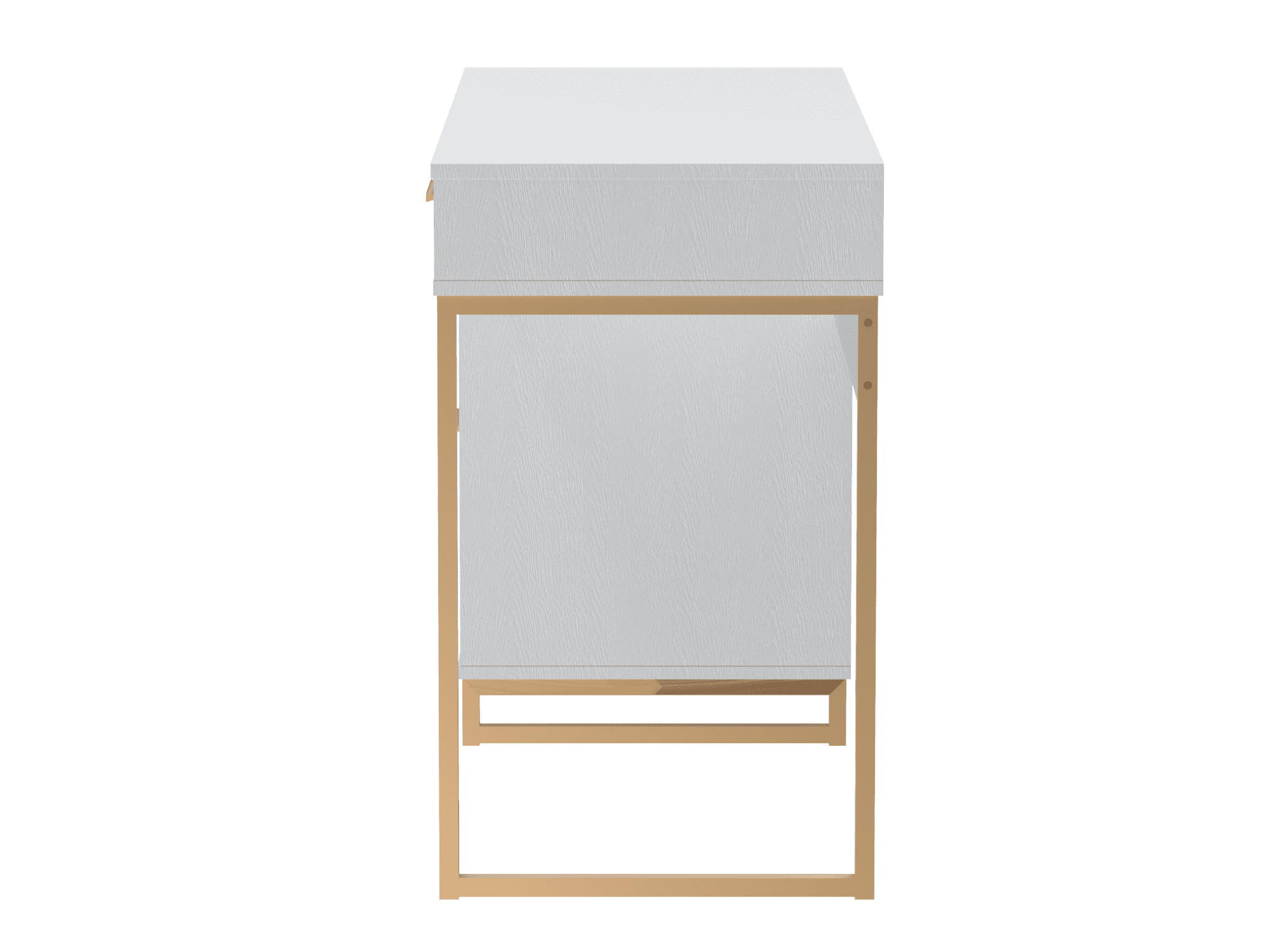 Mainstays Bureau d’écriture en bois et métal avec 1 tiroir et 1 porte pour adulte adolescent, 29,92 po.