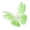 Green, variant on KLKCMS Artificial Gauze Butterfly with Standing Base Crafts Fake Wedding Decoration Yellow