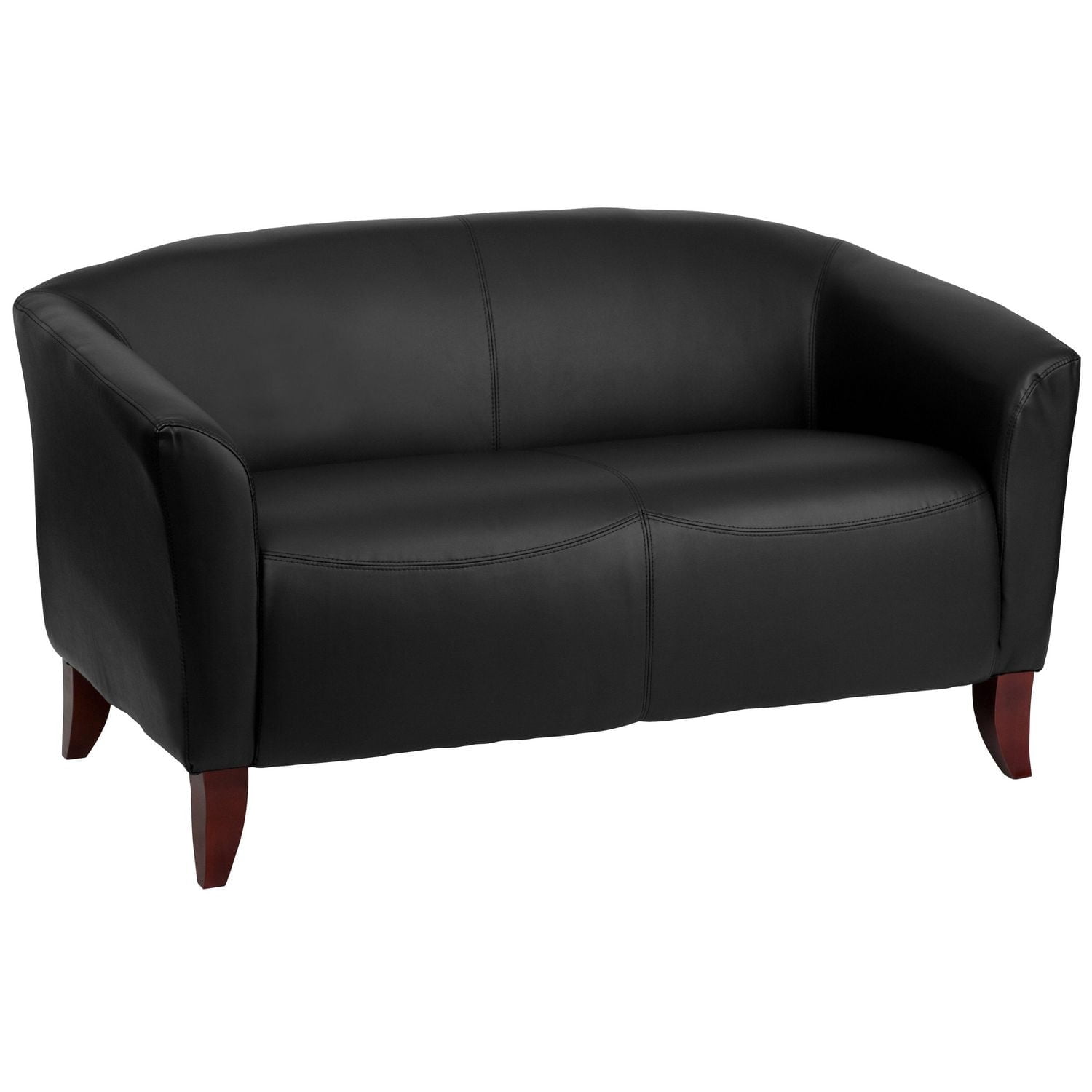 Causeuse en cuir noir de la série HERCULES Imperial