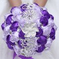 thumbnail image 3 of Baohd Wide Application Wedding Bouquets Elegant For All Occasions Low Maintenance Dark red + darkgray 1Set, 3 of 6