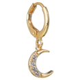 thumbnail image 3 of pitrice 1 Pair Moon Star Earrings Ears Pendant Exquisite Irregular Woman Jewelry Ear Dangle Fashion Accessory for Decor Gifting Using Golden 1Set, 3 of 6