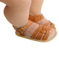 thumbnail image 2 of Baby Sandals Summer Baby Girls Solid Color Soft Sole Shoes, 2 of 6