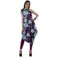 thumbnail image 3 of Moomaya Robe Kurti à une Épaule Imprimée pour Femme, Sans Manches, à Col Bénitier, Style Bohème, Tenue de Soirée de Designer, 3 of 7