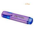 thumbnail image 3 of Unique Bargains Highlighter, Broad Point, Purple, 4 Pack, 3 of 6