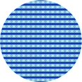 thumbnail image 1 of Ahgly Company Tapis d'Intérieur Lavables en Machine, Ronds, Bleu Transitionnel, Ronds de 5', 1 of 7