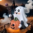 thumbnail image 5 of HUASHENG Décoration de Citrouille d'Halloween en Résine Statues de Décoration de Cour, 5 of 5