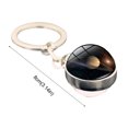 thumbnail image 3 of TopLLC Keychains Solar System Milk y Way Nebula Double Sided Glass Ball Keychain Keychain Keychain, 3 of 3