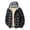 Black, variant on zfhfof Men's Flannel Fleece Jacket Sherpa Lined Shirt Jackets Plaid Zip Up Hoodie Soft Winter Warm Coat with Hood