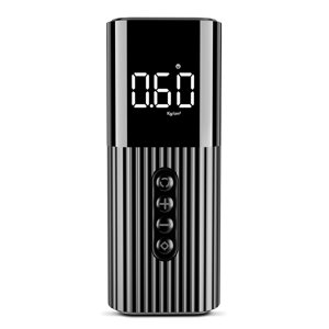 Two in one car air compressor portable tire inflator automatic pump digital tire pump with LED light car motorcycle bicycle tire air pump 150psi mini electric car tire inflator