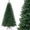 thumbnail image 2 of Costway 7 FT Christmas Tree with 830 PVC Branch Tips 250 Warm White LED Lights Gloves, 2 of 10