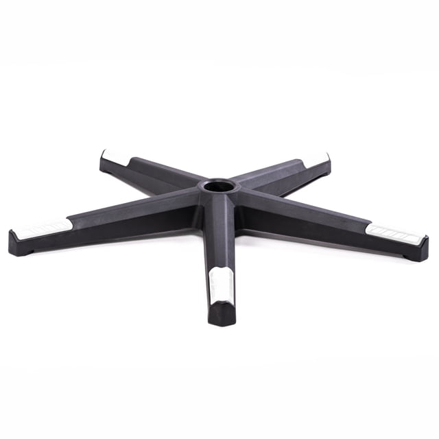 PRISP Base de Chaise de Jeu de Remplacement - Base à 5 Pieds, Noir et Blanc, Pièces de Chaise de Bureau