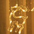 thumbnail image 3 of LED Star Moon Curtain Fairy Lights Garland String Lights Home Bedroom Decoration, 3 of 4
