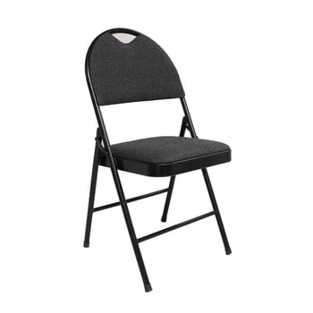 Chaise pliante Mainstays en Tissu Noir