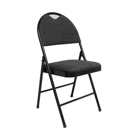 Chaise pliante Mainstays en Tissu Noir