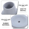 thumbnail image 3 of HLONK 4pcs Rubber Feet For Shower Chair Non-Slip Chair Leg Covers Replacement Feet Covers Cane Tips Furniture Leg Cover Bath Chair Rubber Tips, 3 of 8