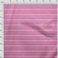 thumbnail image 3 of oneOone Georgette Viscose Fabric Leaves & Chevron Block Printed Fabric 1 Yard 42 Inch Wide, 3 of 4