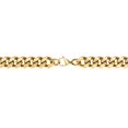 thumbnail image 3 of Collier Chaîne Cubaine pour Homme de 20 Pouces en Acier Inoxydable Jaune - 5 mm, 3 of 4