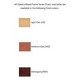 thumbnail image 2 of Wooden Mallet 3-Pocket Wall Mount Chart Holder, Mahogany, 2 of 2