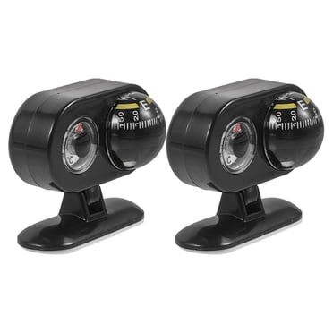 KAKOWELY auto interior accessories 2pcs Car Thermometer And Compass Ball Dashboard Mount Navigation Guide For Auto Interior Accessories Accurate Temperature And Direction Indicator