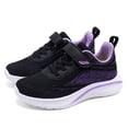 thumbnail image 2 of FAOWME Chaussures de Course Décontractées Confortables en Maille à Lacets pour Enfants Noir 30, 2 of 8