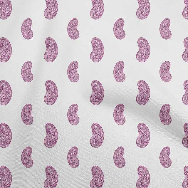 oneOone Cotton Silk Purple Fabric Block Fabric For Sewing Printed Craft Fabric By The Yard 42 Inch Wide-R0