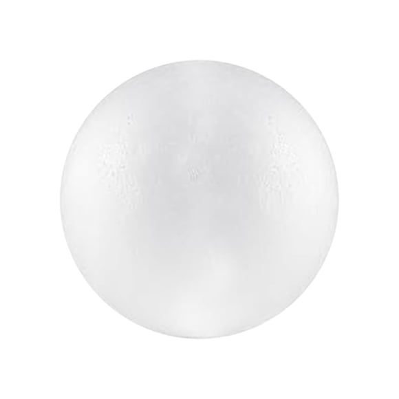 EGNMCR Décoration de Pièce Décoration de Maison Boules en Mousse Blanches Boules d'Artisanat en Polystyrène Boules de Décoration Artistique pour Projets Scolaires, Bricolages DIY pour Enfants et Décoration de Fête de Noël Boules en Mousse
