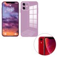 thumbnail image 1 of ziyahi Glass Back Phone Covers with Solid Color Full Rugged Bumper Anti-Slip Design for Iphone 7P/8P/7/8/XS Max/XR/X/XS, 1 of 4