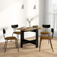 thumbnail image 2 of HOMCOM Folding Drop Leaf Dining Table Space Saving Kitchen Table, 2 of 10