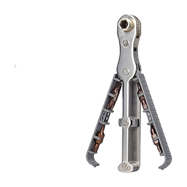Bi-Directional Multi-Function Ratchet Screwdriver forward and Reverse Tight Space Turn Wrench