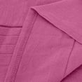 thumbnail image 4 of Ovzne Robes d'Été pour Femmes 2025 Robe de Plage pour Femme Col Rond Sans Manches Plissée Couleur Unie Robe en Lin Coupe Ample Grande Taille Robe Maxi Liquidation, 4 of 7