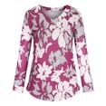 thumbnail image 4 of TIMIFIS Mode Automnale pour Femmes Tunique à Manches Longues d'Automne pour Femmes pour Porter avec des Leggings Blouse Décontractée à Col en V T-Shirt Blouse pour Femmes, 4 of 7