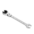 thumbnail image 1 of Metric Open Head Ratcheting Wrench , Metric Spanner With 72 Teeth, Vanadium Steel Tubing Ratchet, 1 of 2